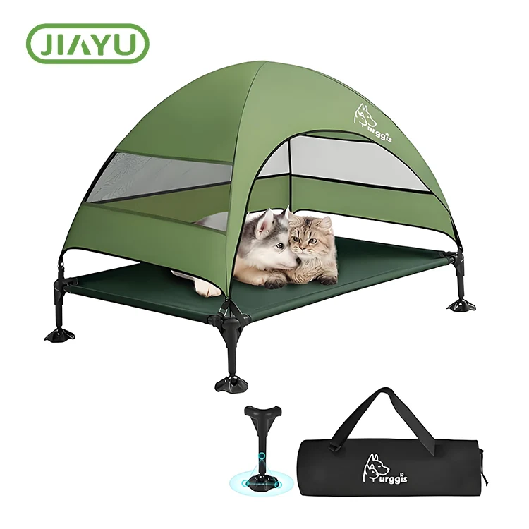 Cat Aja Bed pẹlu ibori