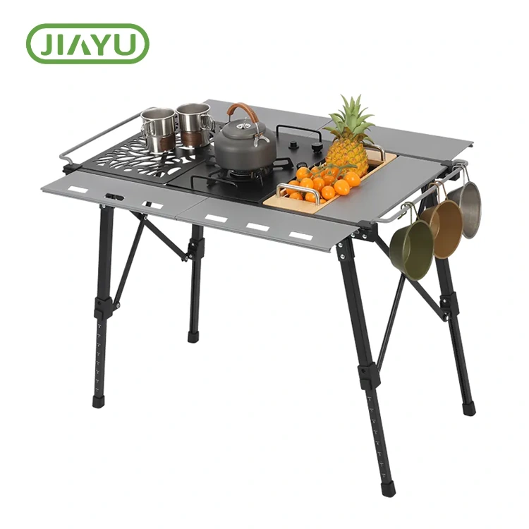 Dide ati sokale ipago Table pẹlu adiro